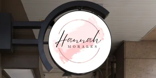 Feminine Pink Brush Logo Templates