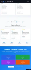 Modern Landing Page for Remote Job Platforms