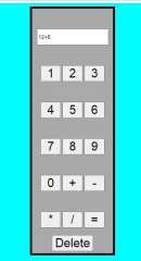 Simple Calculator Using HTML, CSS and JavaScript