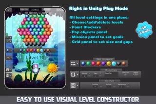 MK Bubble Shooter Kit Underwater Pop Game Template