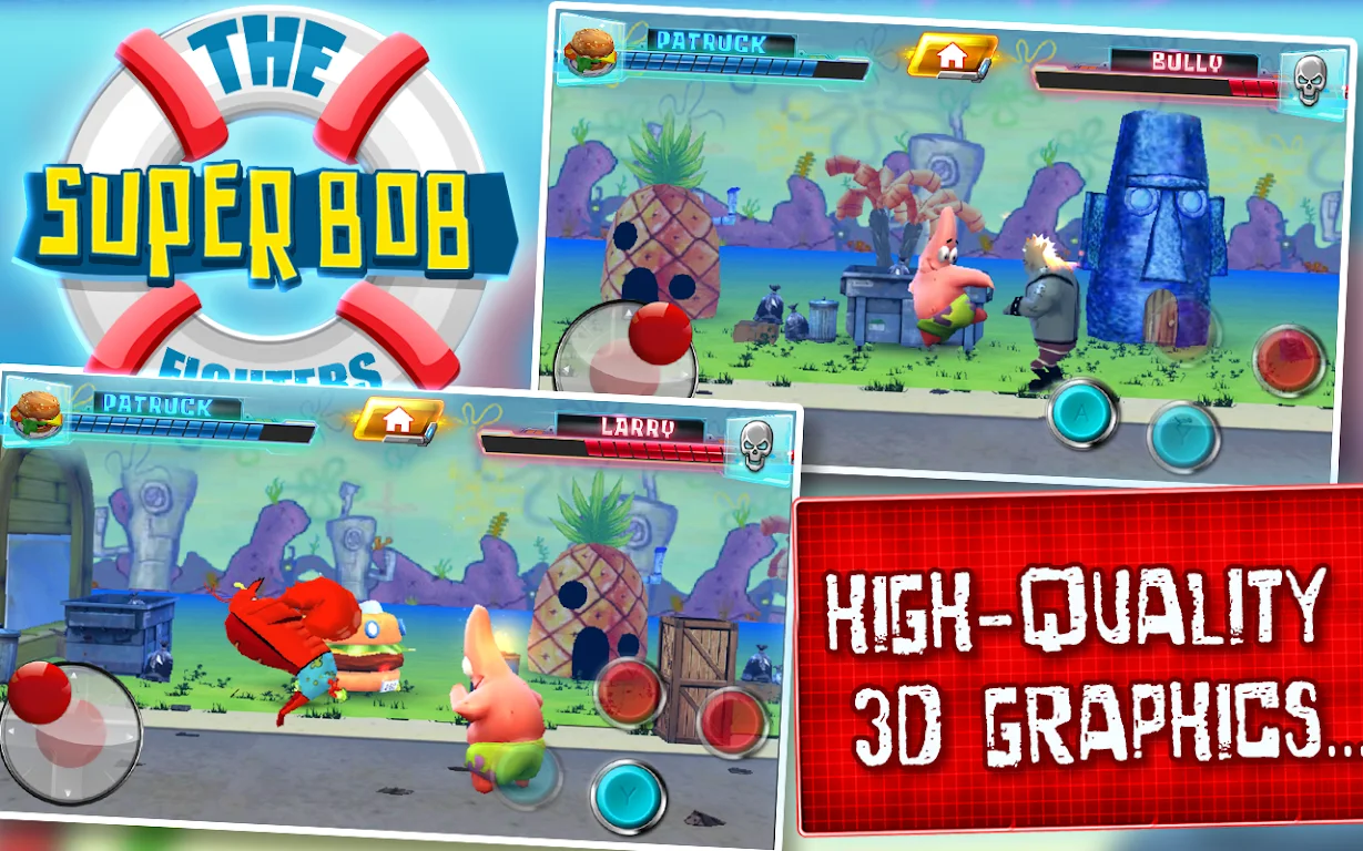 Sponge Battle Fight Bob — screenshot 4