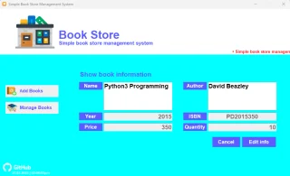 SmartBook Manager: Python Tkinter Bookstore System with SQLite & CSV Export
