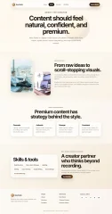 Nexa Studio Digital Creator Portfolio Template
