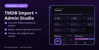 StreamAlly Vault - OTT, Movies, TV Series & Live TV Streaming Platform | PHP Video Streaming Script
