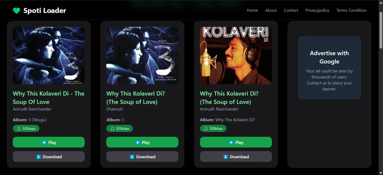 SpotiLoader Search & Download MP3 Songs — screenshot 2