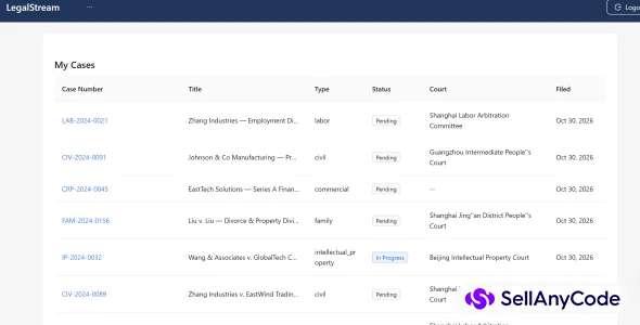 LegalStream - AI-Powered Legal Case & Document Management SaaS — cover