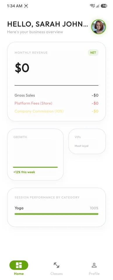 Fitness Studio — screenshot 1