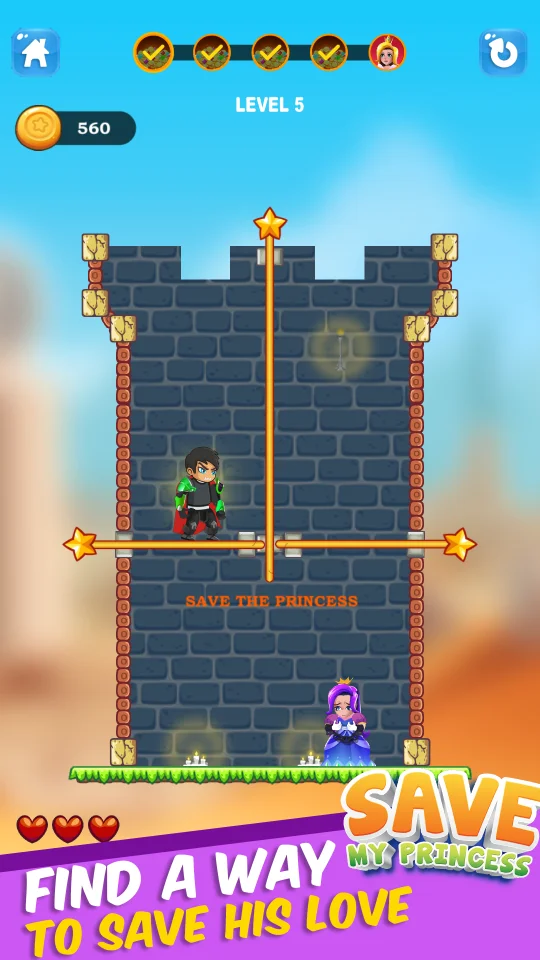 Save My Princess Rescue: Unity Project — screenshot 2