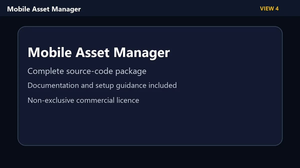 Mobile Asset Manager — screenshot 3