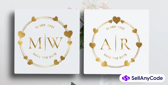 Wedding Heart Logo Templates