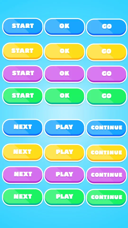 Universal Hyper-Casual UI for Mobile Games (PSD + PNG) — screenshot 3