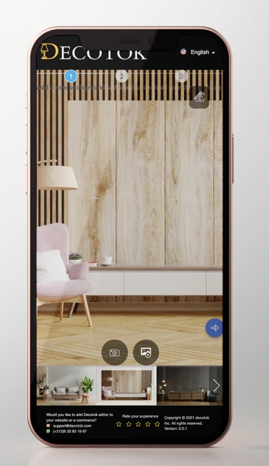 Decor/Paintings Customizer - Angular Application — screenshot 1