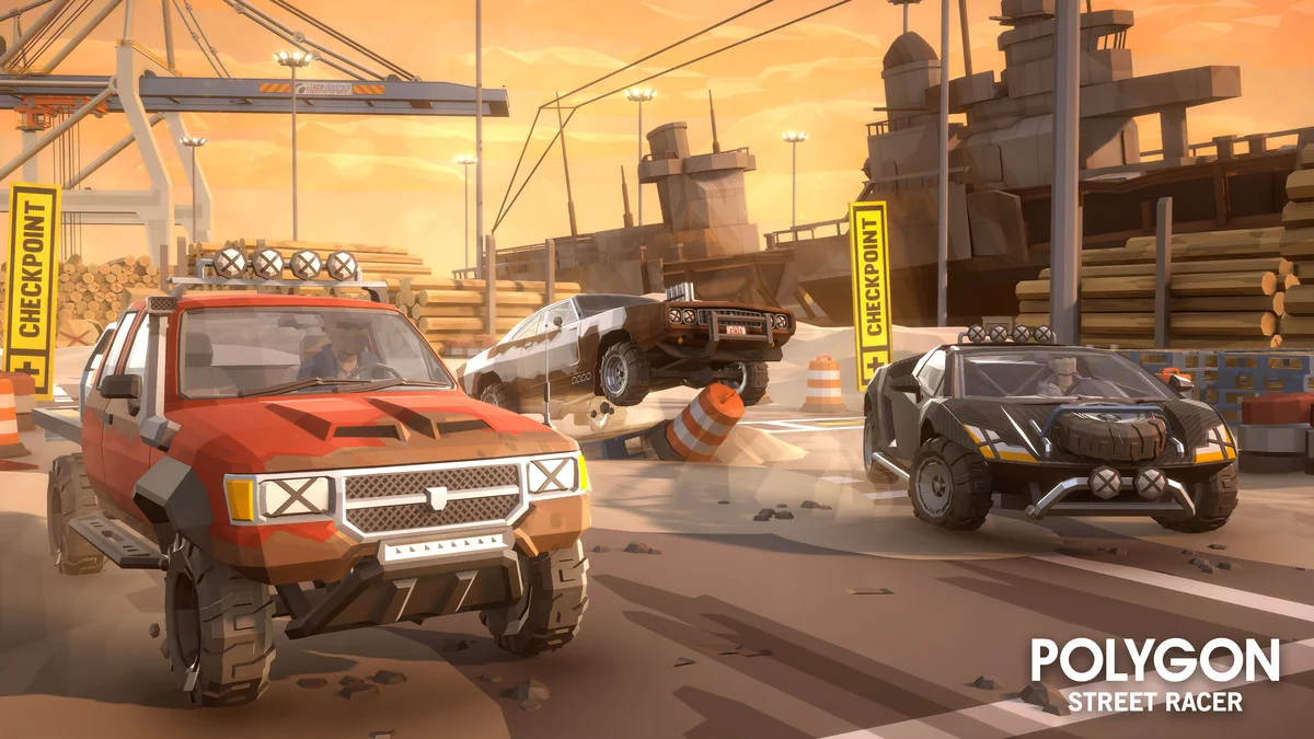 POLYGON - Street Racer - Low Poly 3D Art by Synty — screenshot 2