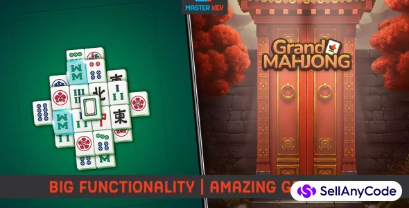 MK Mahjong Solitaire Kit Tile Match Game Template