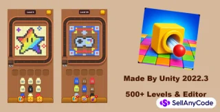 Color Cube Shooter - 500 Levels Editor Unity