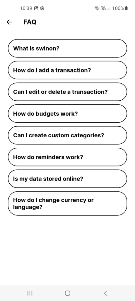 Swinon - Ultimate Flutter Expense Tracker — screenshot 8