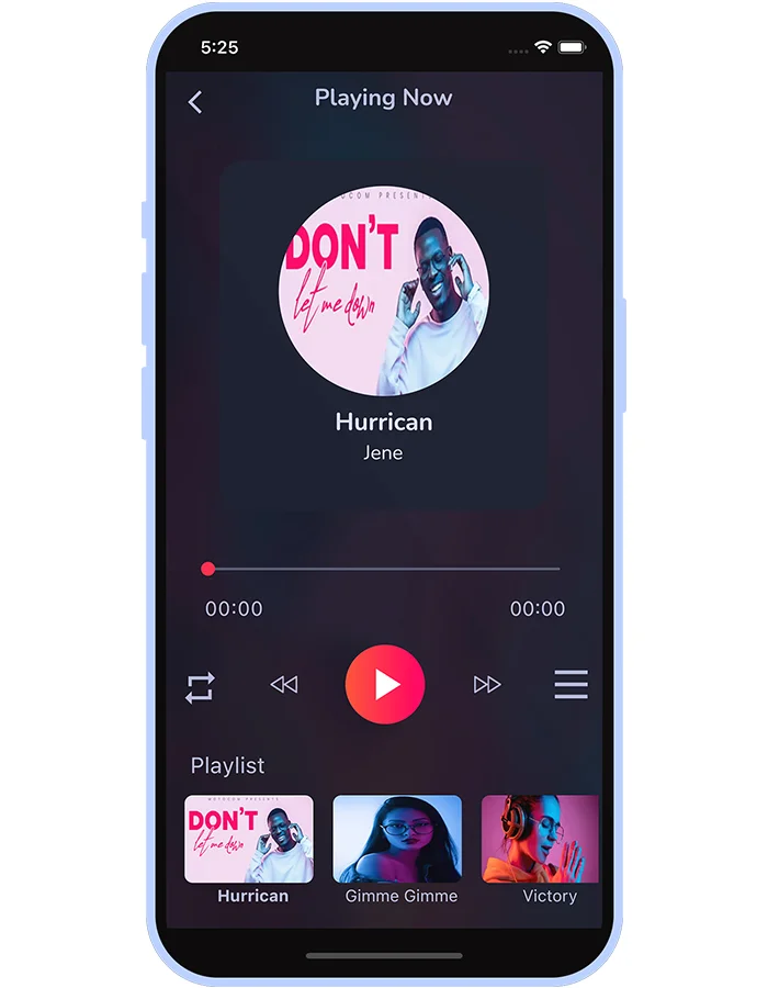 Musioo – Online Music Streaming Platform Flutter App with AdMob Ads — screenshot 4