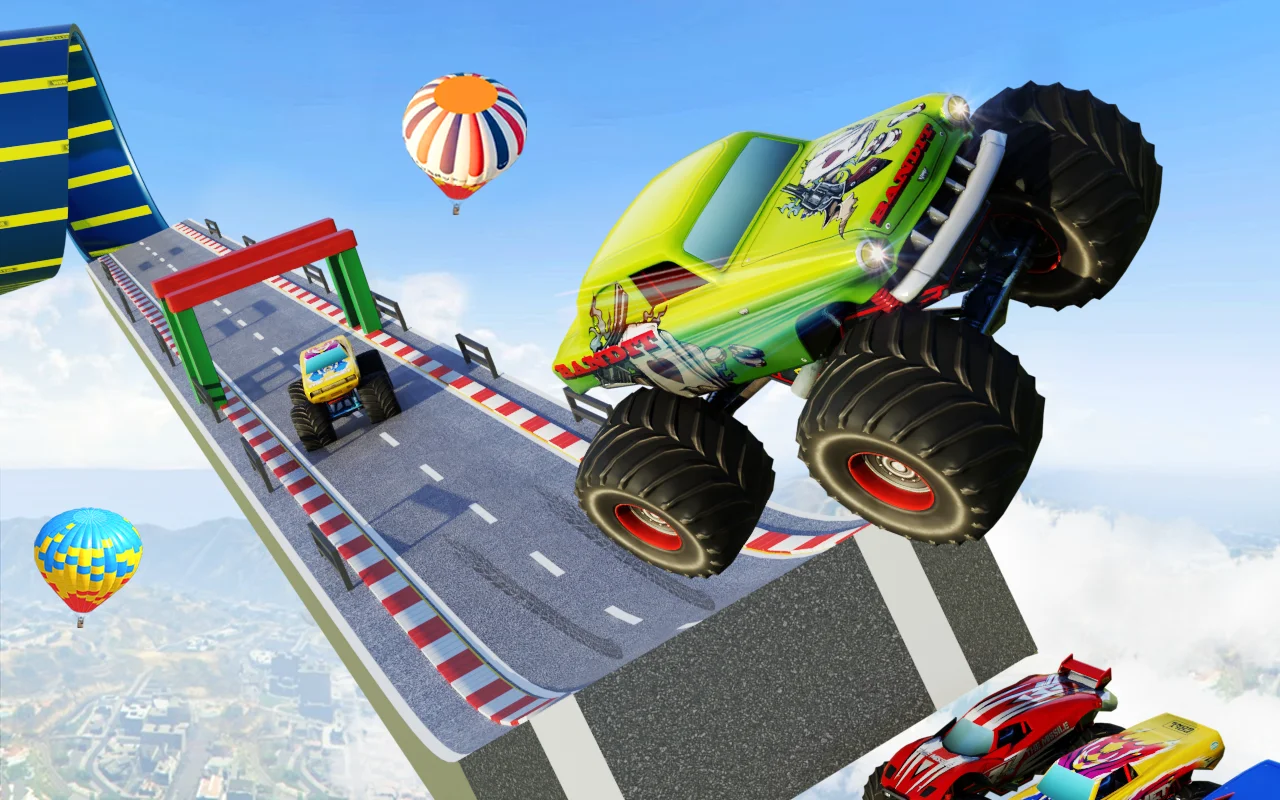 Monster Truck Mega Ramp Stunts 3D Truck Simulator — screenshot 4