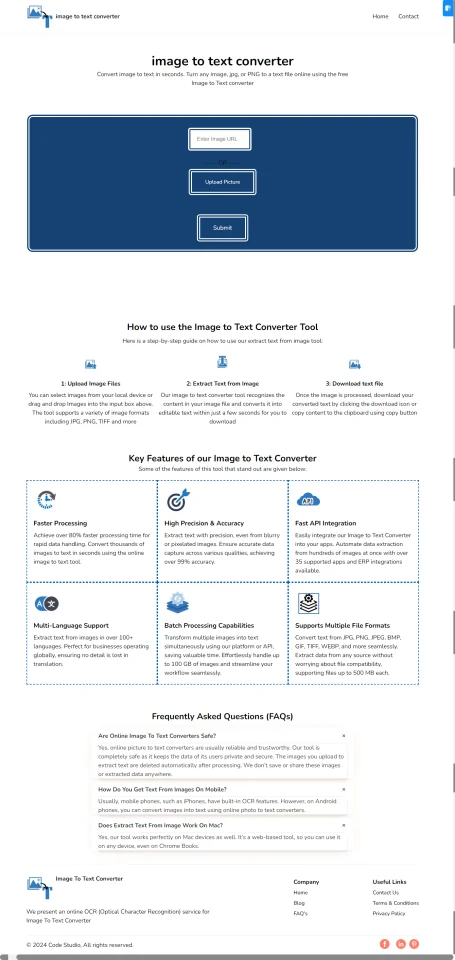 Image to Text Converter Script — screenshot 1