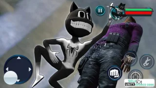 Spider Cartoon Cat