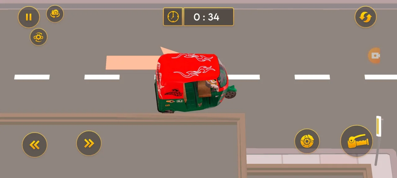 Tuk Tuk Rickshaw Taxi 3D — screenshot 4