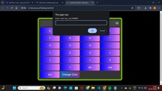 Colourful GUI Scientific Calculator