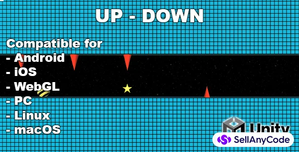 Up Down - (Unity Game) Simple Hyper Casual Game for Android and iOS — cover