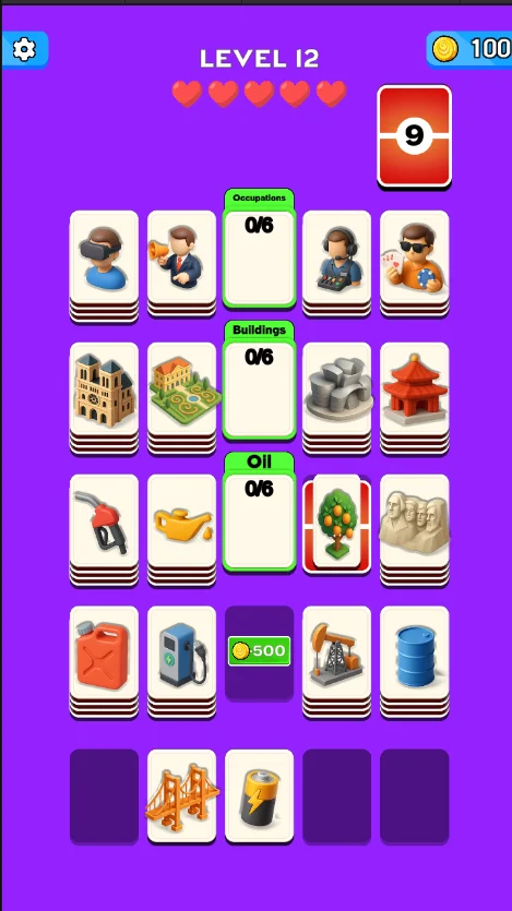 Category Sort Puzzle 2D Unity Game Template — screenshot 6