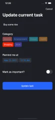 TaskEr - A Powerful Todo iOS App (Swift, iOS 11+)