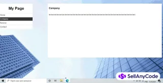 Dynamic HTML Template
