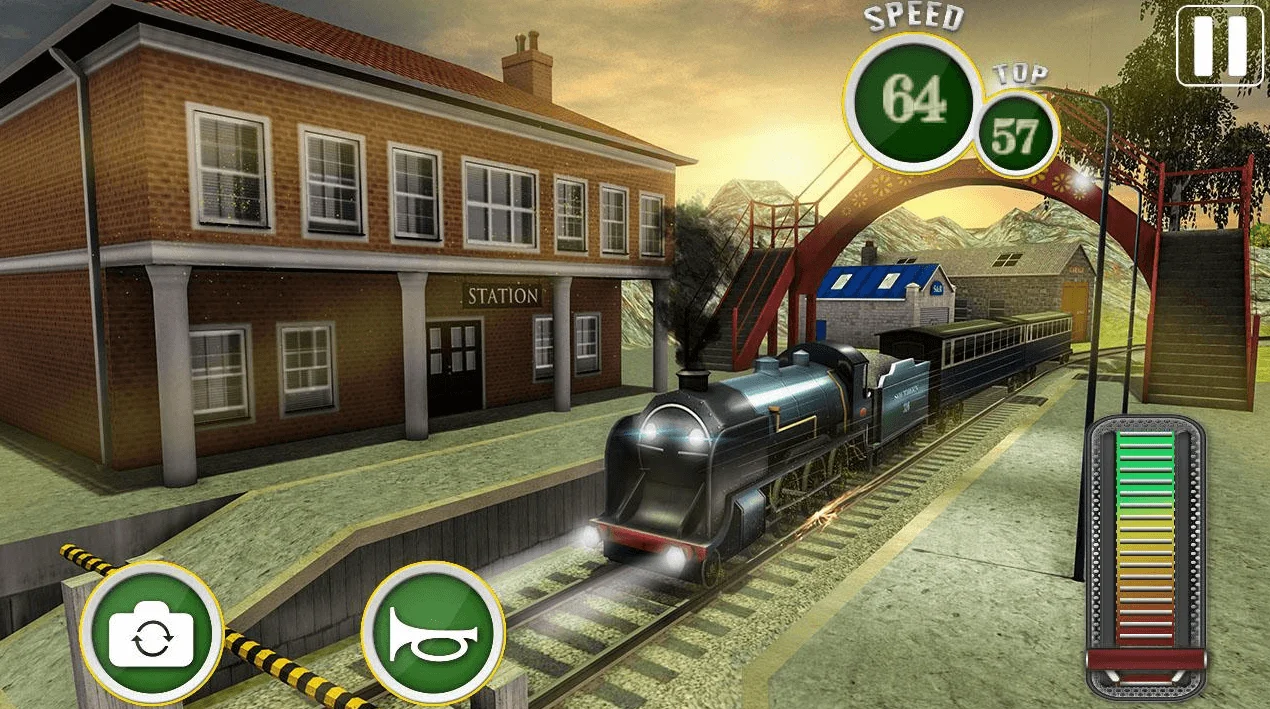 Fast Euro Train Driver Sim: Train Games 3D — screenshot 4