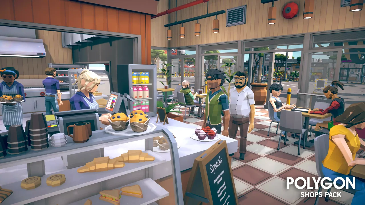 POLYGON - Shops Pack - Art by Synty — screenshot 9