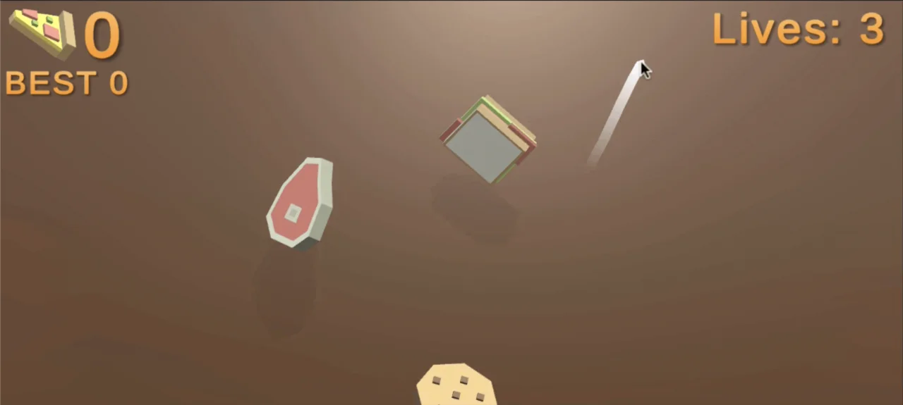 Fruit Poly Cut Ninja — screenshot 1