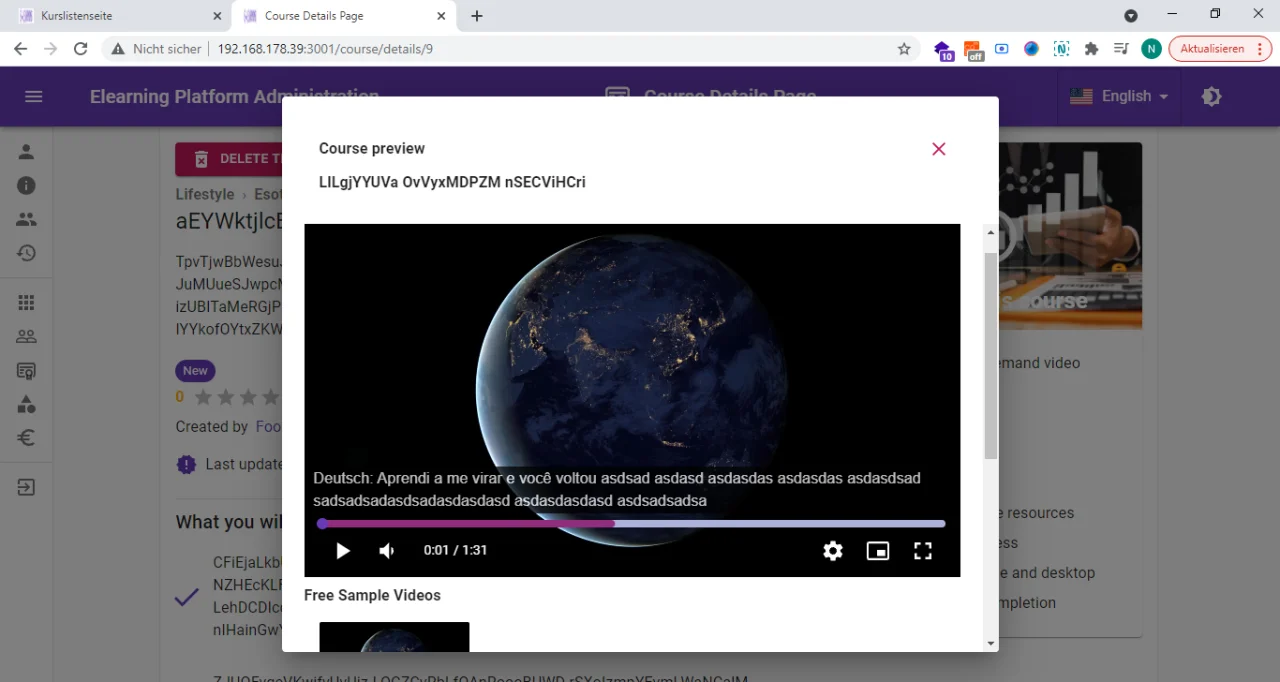 SCS E-Learning — screenshot 1