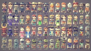 POLYGON Mini - Fantasy Character Pack
