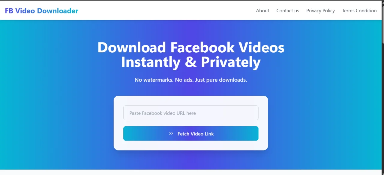 Facebook Tube - Reels & Videos Downloader PHP Script — screenshot 5