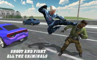 Marvelous Flying Super Hero 3D