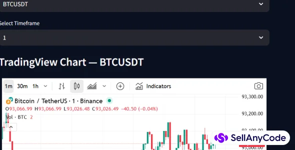 AI Chart Analyzer & Trade Suggester (Python + TradingView)
