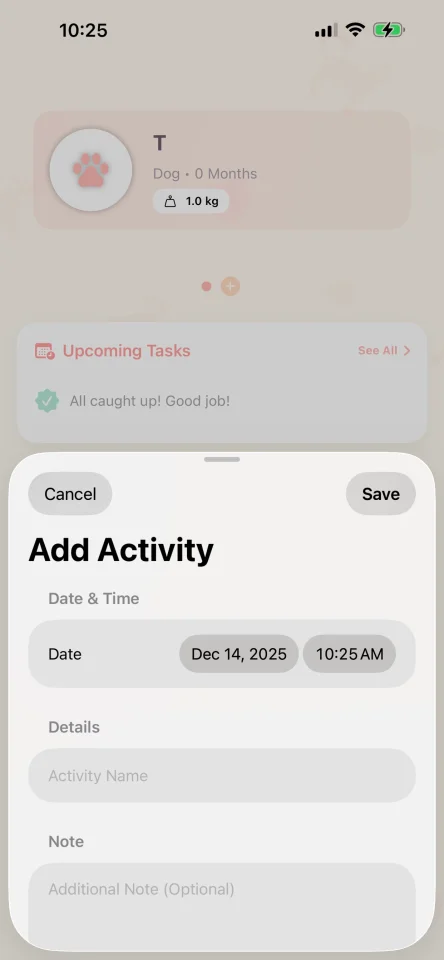 Pet Care Samood - Complete iOS Pet Health Tracker & Vaccine Log (SwiftUI + SwiftData) — screenshot 4