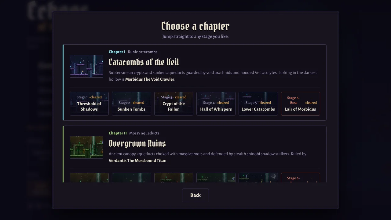 Echoes of the Veil - HTML5 Dark Fantasy Platformer — screenshot 2
