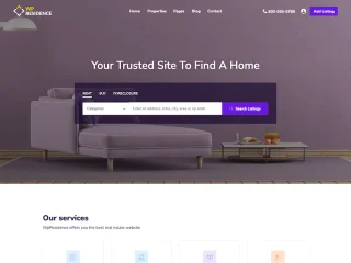 Residence Real Estate WordPress Theme