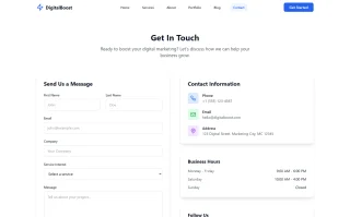 Digital Boost - Marketing Agency React Template