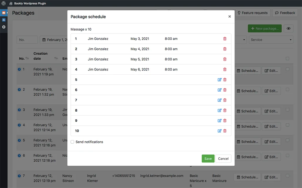 Bookly Packages (Add-on) — screenshot 5