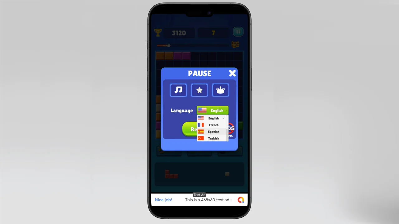 Block Puzzle Pro - Leaderboards & AdMob Ready Unity Template — screenshot 3