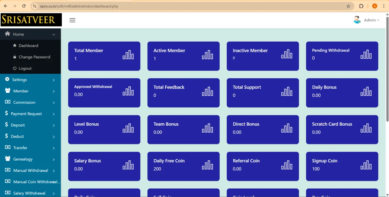 MLM Software INR/CRYPTO ROI Plan — screenshot 3