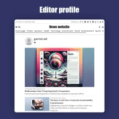 News Site with PHP with CMS