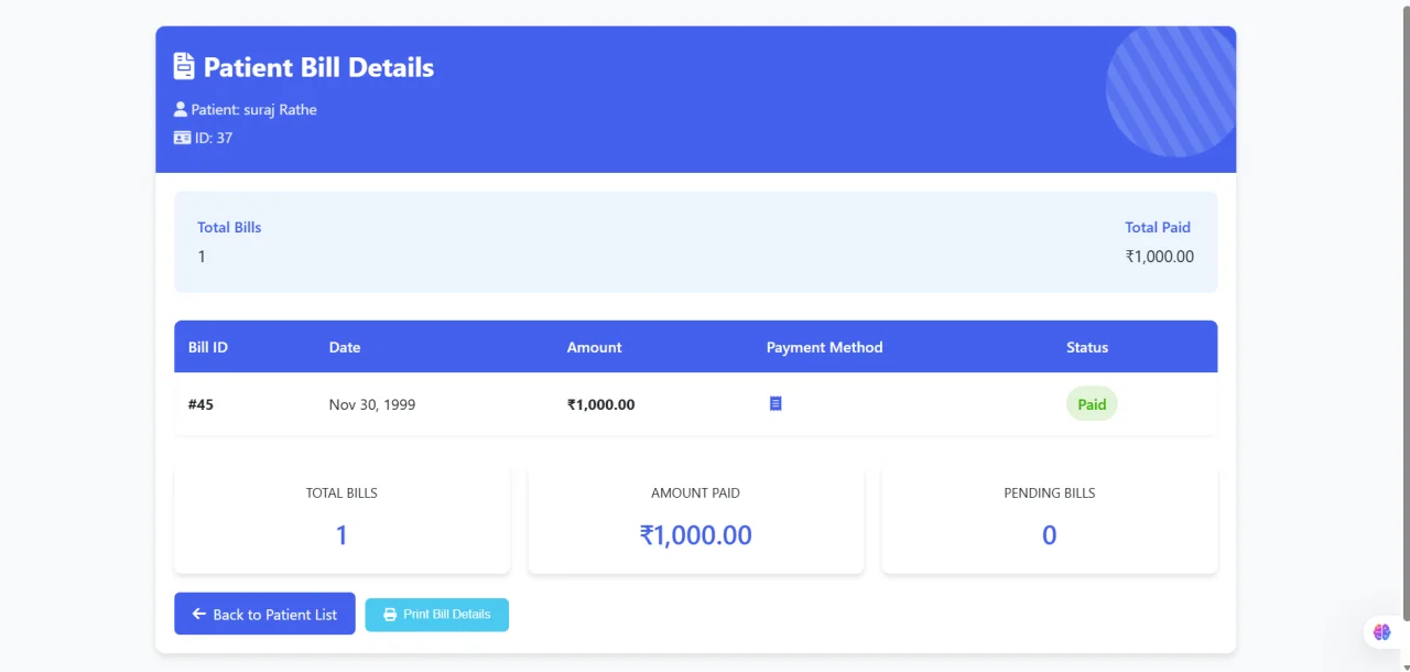 Hospital Management System in PHP with Full Source Code — screenshot 8