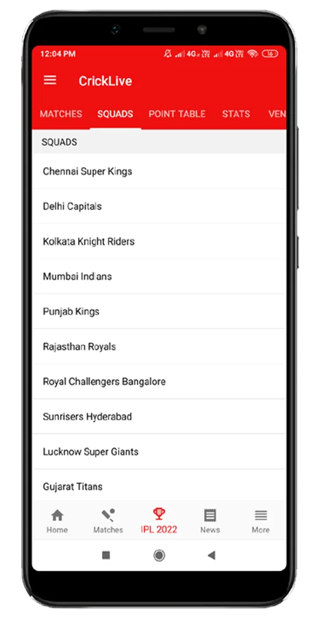 Android Cricket Live - Live Ipl Match, ICC World Cup, Cricket News, Latest Update — screenshot 3