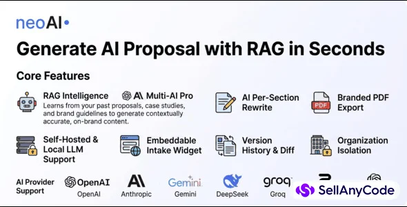 AI Powered Proposal Generator with RAG - Complete Next.js SaaS Starter Kits