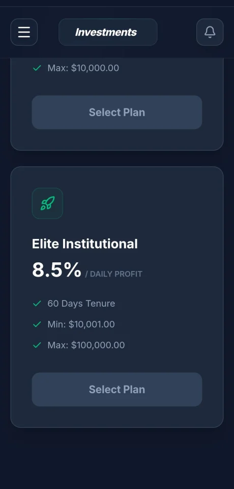 Aura Vest - Premium AI Investment & ROI Platform — screenshot 6